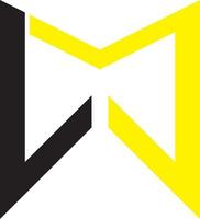 inicial letras lm monograma logo vector