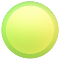 groen en geel knop geïsoleerd Aan wit achtergrond. vector illustratie.cirkel knop met groen en geel hellingen png