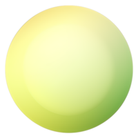 groen en geel knop geïsoleerd Aan wit achtergrond. vector illustratie.cirkel knop met groen en geel hellingen png