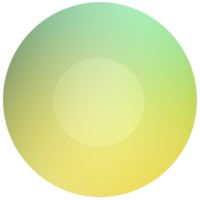 vert et Jaune bouton isolé sur blanc Contexte. vecteur illustration.cercle bouton avec vert et Jaune dégradés png