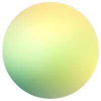 vert et Jaune bouton isolé sur blanc Contexte. vecteur illustration.cercle bouton avec vert et Jaune dégradés png