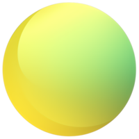 verde e amarelo botão isolado em branco fundo. vetor ilustração.círculo botão com verde e amarelo gradientes png