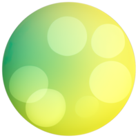 grön och gul knapp isolerat på vit bakgrund. vektor illustration.cirkel knapp med grön och gul gradienter png