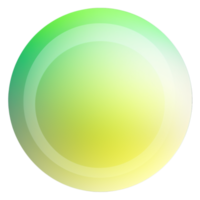 Grün und Gelb Taste isoliert auf Weiß Hintergrund. Vektor Abbildung.Kreis Taste mit Grün und Gelb Farbverläufe png