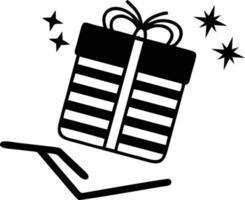 gift icon symbol design vector image. Illustration of the package box present design image. EPS 10.