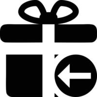 gift icon symbol design vector image. Illustration of the package box present design image. EPS 10.