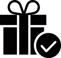 gift icon symbol design vector image. Illustration of the package box present design image. EPS 10.