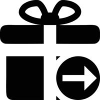 gift icon symbol design vector image. Illustration of the package box present design image. EPS 10.