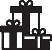 gift icon symbol design vector image. Illustration of the package box present design image. EPS 10.