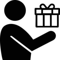 gift icon symbol design vector image. Illustration of the package box present design image. EPS 10.