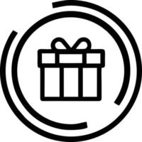 gift icon symbol design vector image. Illustration of the package box present design image. EPS 10.