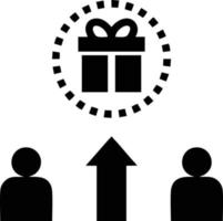 gift icon symbol design vector image. Illustration of the package box present design image. EPS 10.