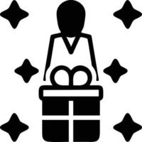gift icon symbol design vector image. Illustration of the package box present design image. EPS 10.