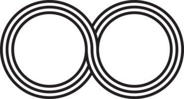 infini symbole agrafe art png