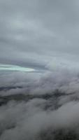 Time Lapse of Fast Moving Dramatic and Rain Clouds over England video