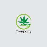leaf organic logo vector