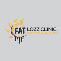 fat loss logo design vector