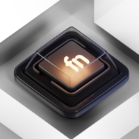 3D Key Caps Or Keyboard icon rendering png