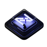 3D Key Caps Or Keyboard icon rendering png