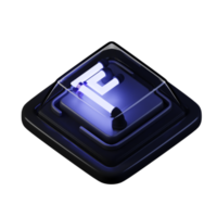 3D Key Caps Or Keyboard icon rendering png