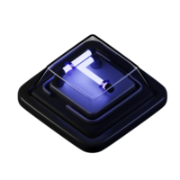 3D Key Caps Or Keyboard icon rendering png
