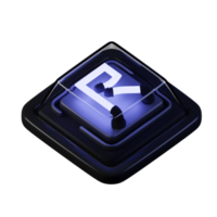 3D Key Caps Or Keyboard icon rendering png