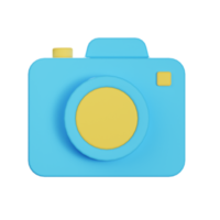 digital Câmera 3d ícone ilustração png