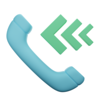 call back 3d icon illustration png