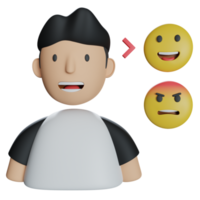 customer review 3d icon illustration png