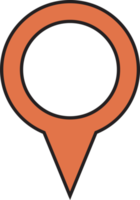 Map location pin icon png