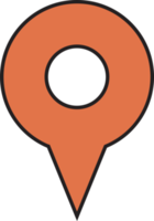 Map location pin icon png