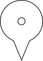 carte emplacement épingle icône png
