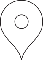 Map location pin icon png