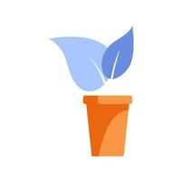 planta icono vector aislado en blanco antecedentes para tu web y móvil aplicación diseño, planta logo concepto