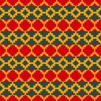 Aztec geometric colorful pattern. Traditional colorful aztec geometric shape seamless pattern background. Traditional colorful ethnic geometric pattern use for fabric, home decoration elements. vector