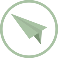 Paper plane icon png