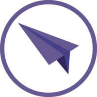 Papierflieger-Symbol png