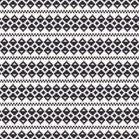 Ethnic traditional black and white pattern. Aztec geometric shape seamless pattern background. Ethnic knitting pattern use for fabric, textile, home decoration elements, upholstery, wrapping. vector