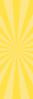 Retro rays banner png