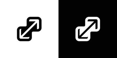 Expand icon design template vector