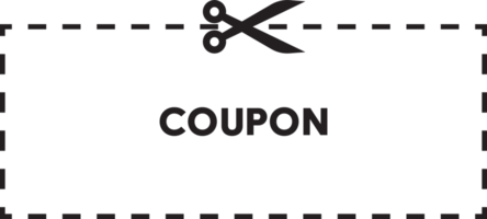 Scissors that cut coupon png
