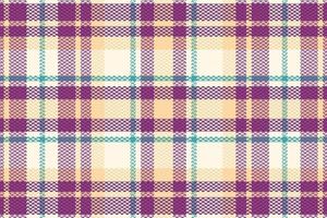 Tartan Plaid With Vintage Color Pattern. vector