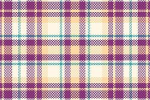 Tartan Plaid With Vintage Color Pattern. vector