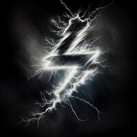 Energy Thunderbolt thunderstorm concept image photo