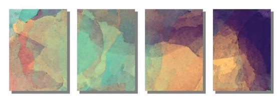 Abstract watercolor brush background. vector