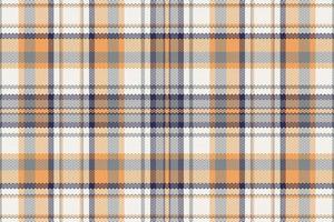 Seamless tartan plaid pattern with texture and retro color. vector