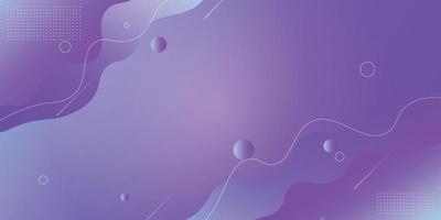 Gradient fluid with wave shape background. vector