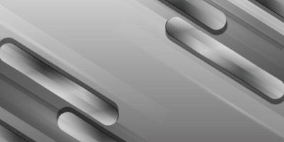 Gray rounded shape with lines background. vector