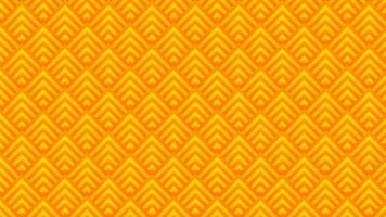 Pattern of 3d optical illusion shape. Pattern of illusion square. Vector illustration of 3d orange rhombus block. Geometric illusive for design graphic, background, wallpaper, layout or art