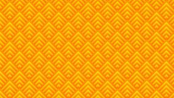 Pattern of 3d optical illusion shape. Pattern of illusion square. Vector illustration of 3d orange rhombus block. Geometric illusive for design graphic, background, wallpaper, layout or art